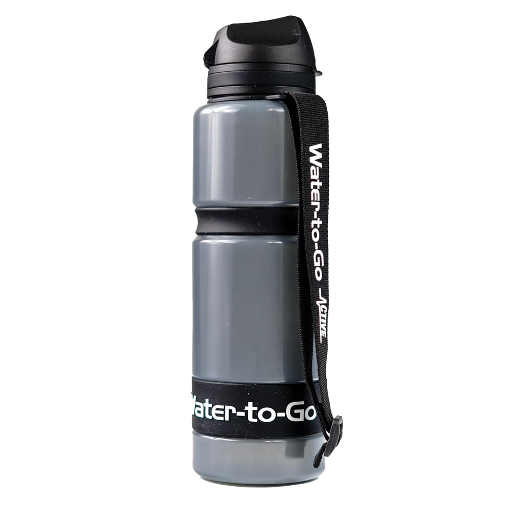 Water-to-Go Active Water Purifier Bottle, 26oz (White)