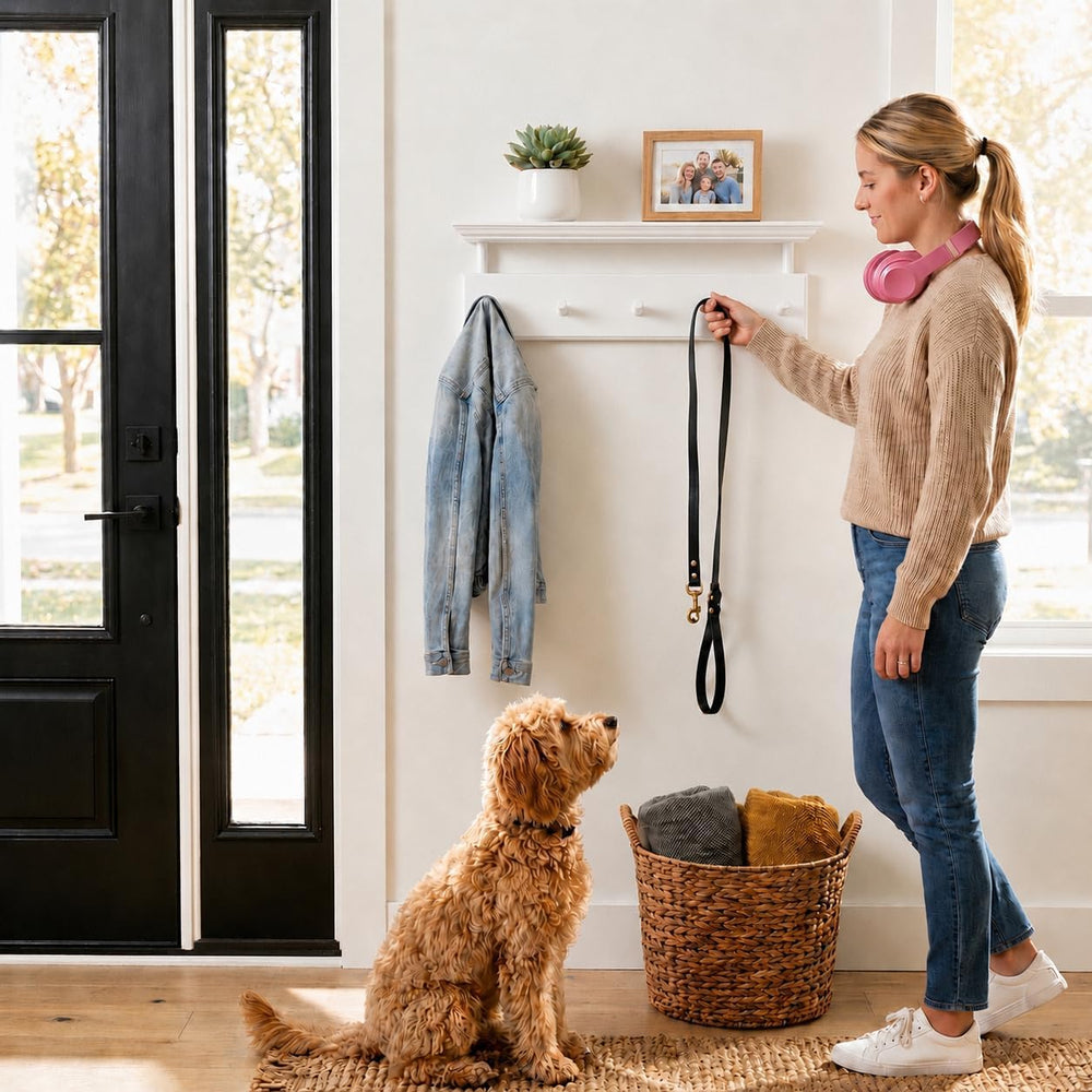 Matías Coat Rack Wall Mount with Shelf, 18 Inch Solid Wood Peg Rail, Wall Mou...
