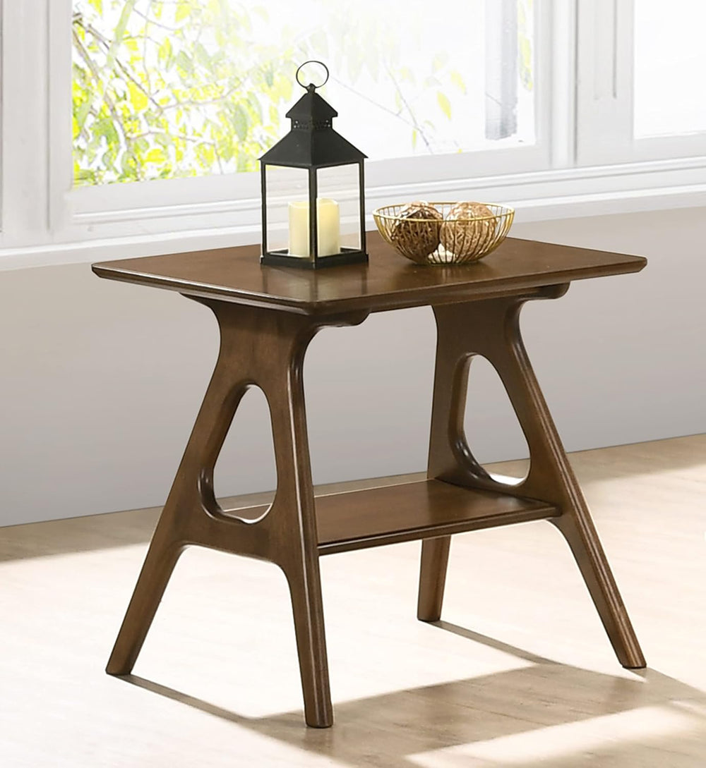 Roundhill Furniture Arona 3-Piece Coffee Table Set, Coffee Table and Two End ...