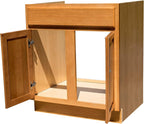 Economy 36" Golden Oak Raised Panel Sink Base