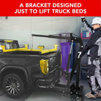 GarveeTech Truck Bed Lifter Box for Pickups Trucks, Heavy-Duty Truck Bed Lift Support 800 LBS Weight Capacity and Capacity Works On Beds, Yellow