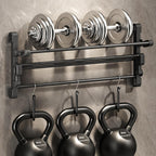 Wall Mounted Folding Shoe Rack 2 Tiers Space Saving Designs for Bathroom and Entryway Without Drilling Required