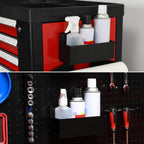 Mayouko Magnetic Aerosol Spray Can Holder, 8.3" x 3" x 4.4", Magnet Toolbox Bottle Holder, Toolbox Storage Shelf for Chest, Garage, Workspace