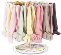 POVETIRE Baby Headband Holder Hair Bow Organizer for Girls,Metal Hair Ties Display Nylon Hairband Storage Head Wrap Stand Hair Accessories Organizer for Newborn Infant Kids