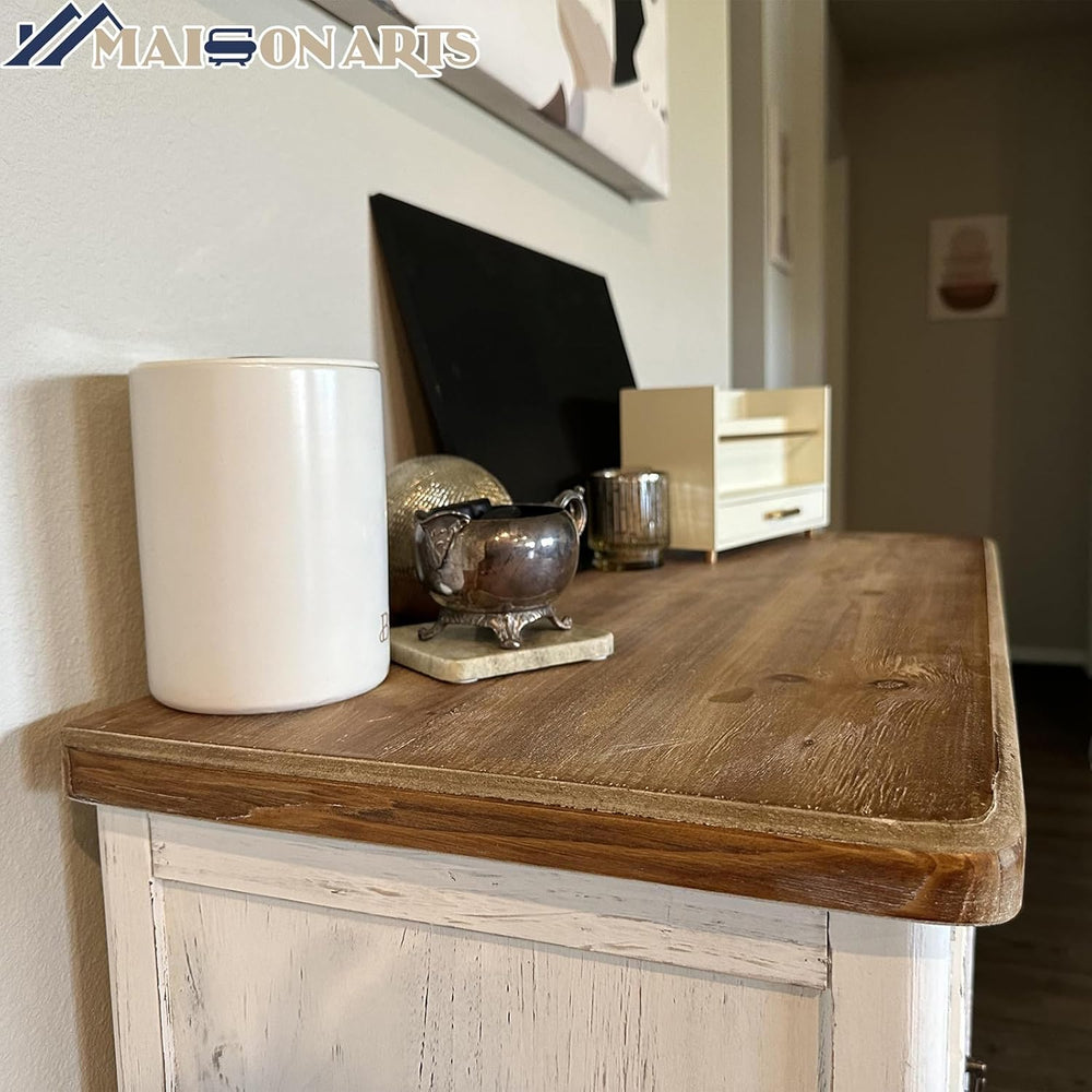 Accent Cabinet with Doors, Entryway Storage Buffet Cabinets
