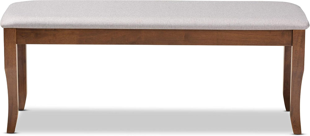 Baxton Studio Cornelie Modern and Contemporary Transitional Grey Fabric Uphol...