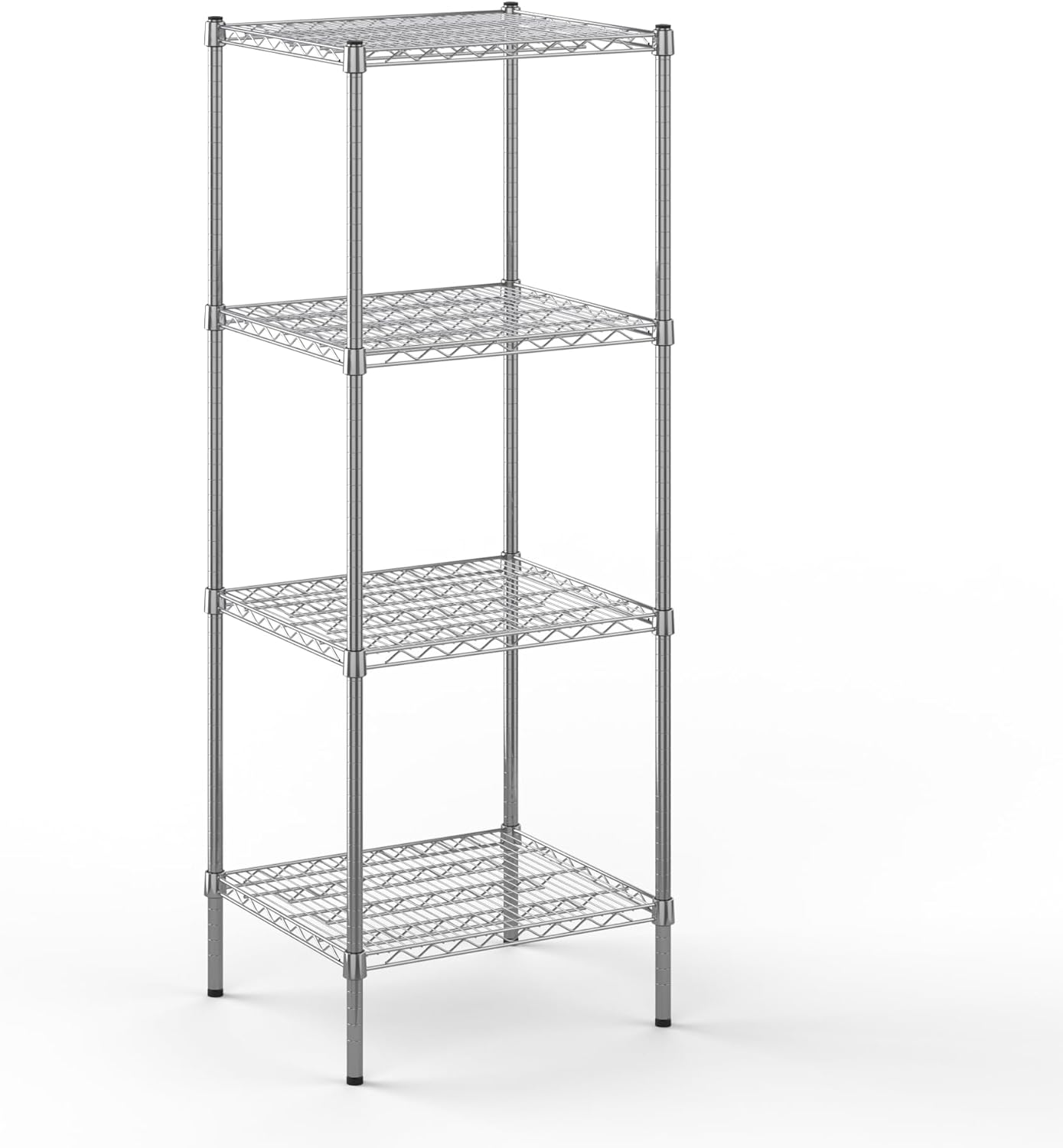 21" Deep x 24" Wide x 64" Height Wire Shelving Kit | 4-Tier | NSF Commercial Storage Rack Unit
