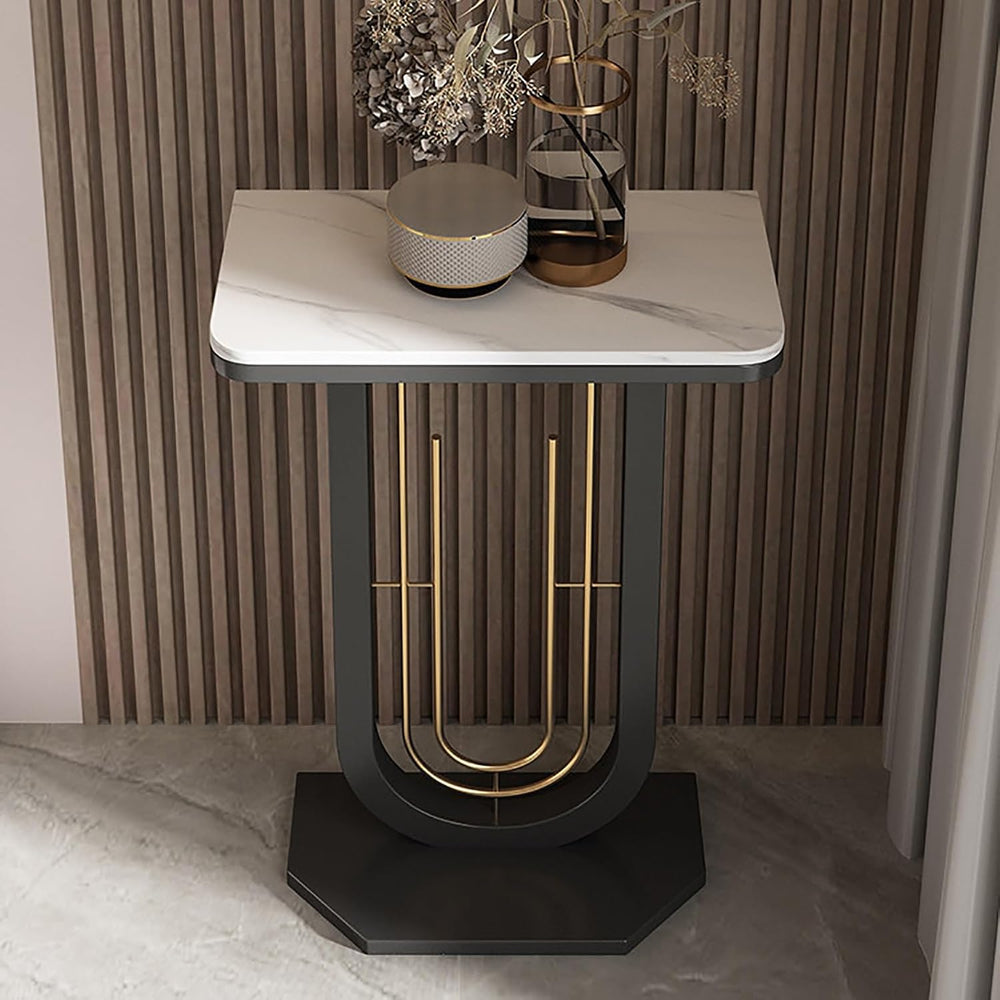 Thin Entryway Table Iron Console Table Modern Console Accent Tables for Hotel...