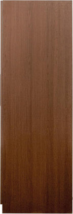 LUMISOL Modern Kitchen Pantry Cabinet with Doors & Shelves, Buffet Cupboards Sideboard with Two 6-Level Shelves, Kitchen Hutch for Living Room Dining Room, Walnut