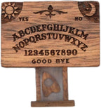 Elegant Wooden Talking Board with Detailed Engravings and Builts in Love Drawer Enhances Living Space Ambiances