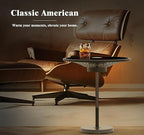 Elegant Smart Side Table with Ambient Light & Wireless Charging – Modern Touch Control, Stepless Dimming, and Ideal Nightstand for Small Spaces – Perfect Home Decor for Bedroom & Living Room