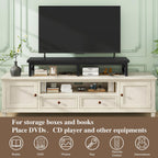 IBUYKE 45" Large TV Riser for 32-60 inch TV,Tabletop Short TV Stand with Storage and Steel Legs,Dual Screen Office Desk,Stand Riser,TV Riser Stand for Home,Bedroom,Living Room,Black TVT002B