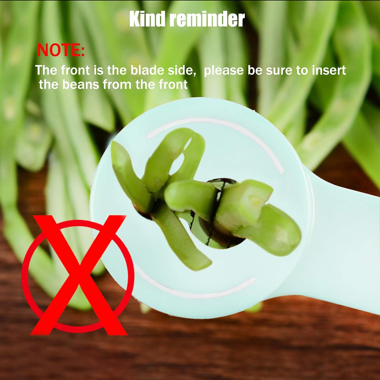 2Pcs Multifunction Bean Slicer, Stainless Steel Snow Bean Green Bean French Bean Cutter Long Bean Shredder Stringer Kitchen Tool