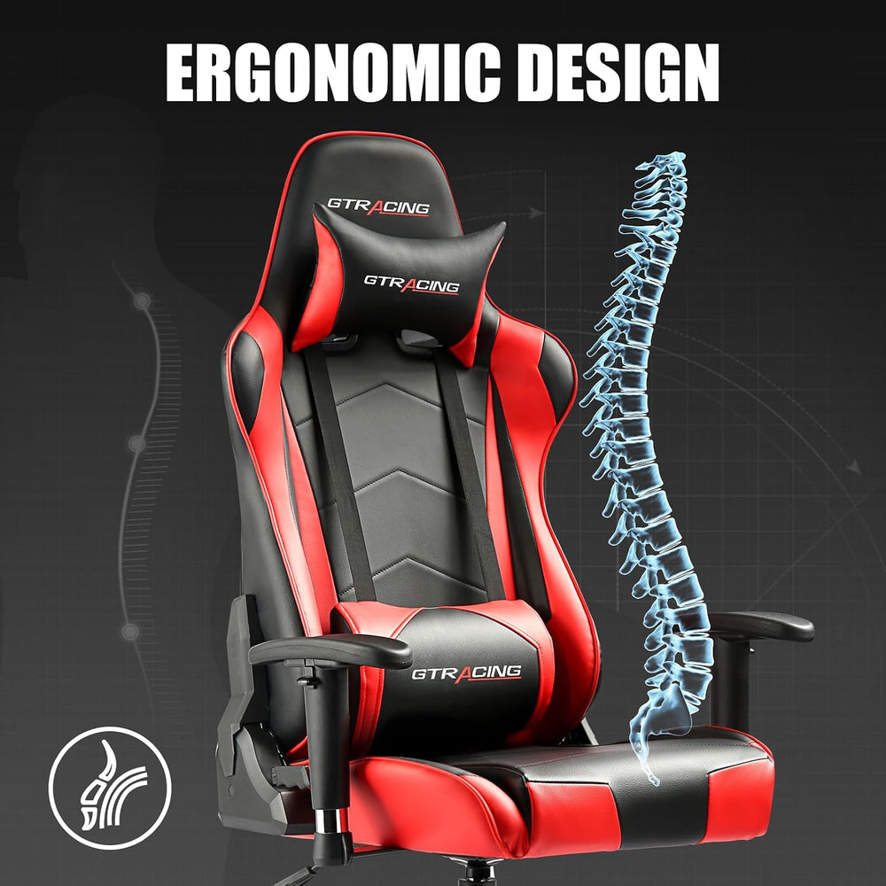 GTRACING Gaming Chair Racing Office Computer Ergonomic Video Game Chair Backr...
