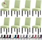 Chair Covers, Stretch Kitchen Chair Covers/Dining Room Chair Covers Set of 8, Removable Washable Dining Chair Slipcovers for Home, Hotel, Banquet