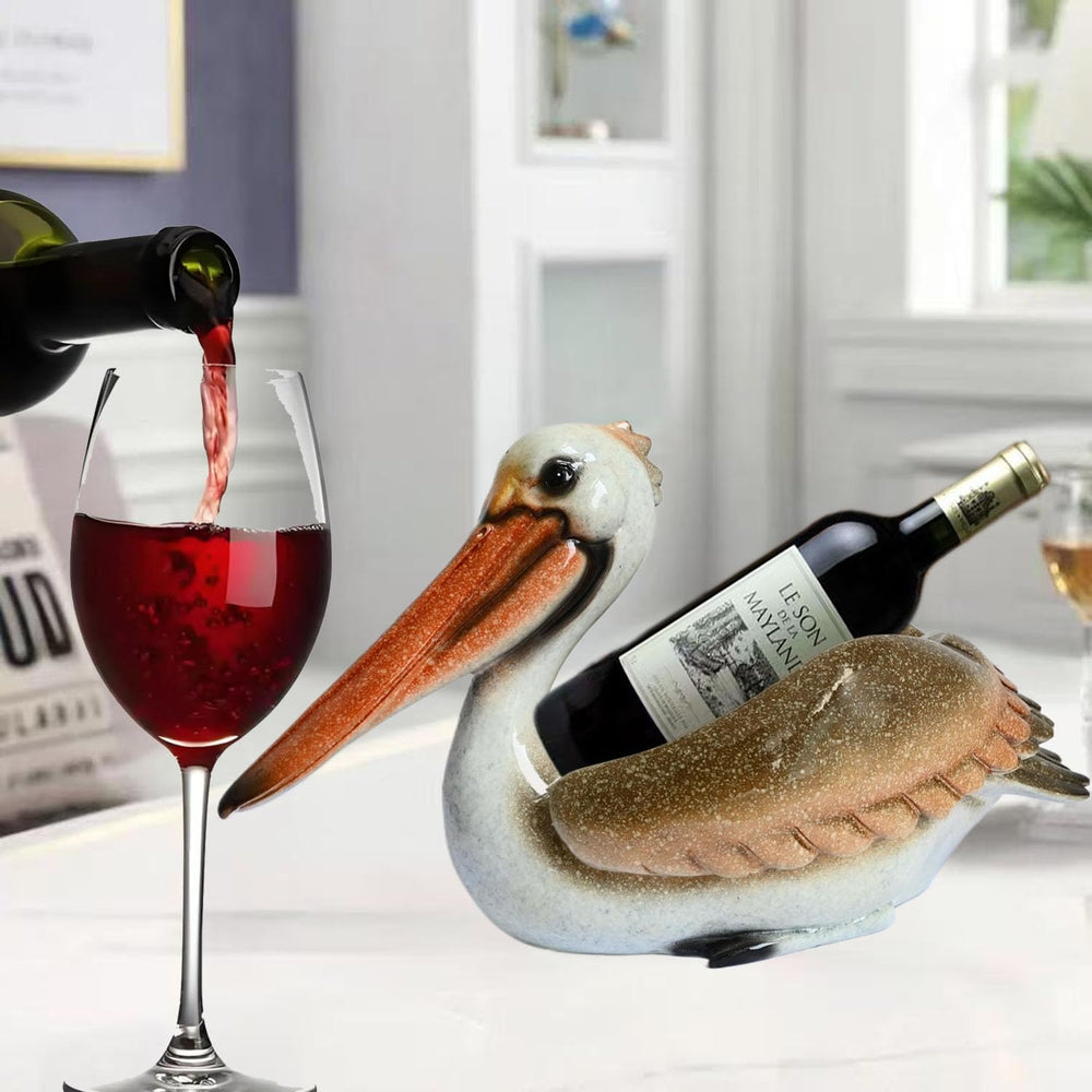 Beach Themed Tabletop Wine Rack Coastal Nautical Decor for Home Party | Pelic...