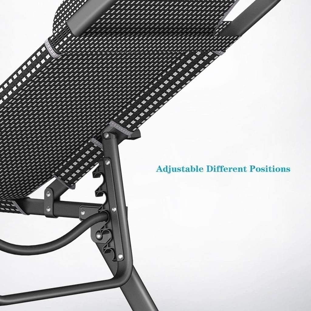 Sun Lounger, Sunbed, Reclining Sun Chair, Folding Garden Lounge Adjustable Backrest, Foldable,