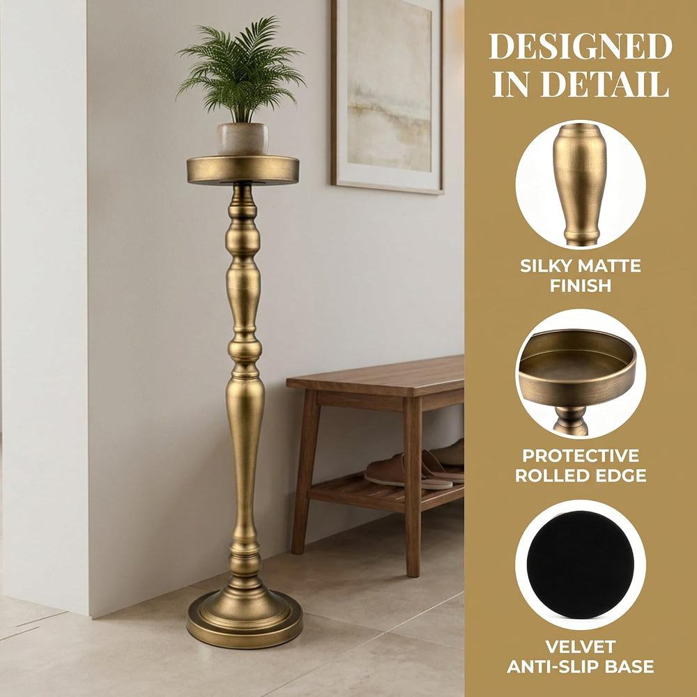 Drink Tables for Small Spaces,Vintage Small Pedestal Table | Round Martini Co...