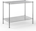 24" Deep x 42" Wide x 34" Height Wire Shelving Kit | 2-Tier | NSF Commercial Storage Rack Unit