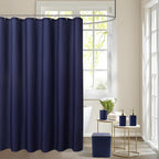 26PC Bathroom Accessories Set - Gorgeous Blue Bathroom Set, Bathroom Accessory Set, Navy Blue Shower Curtain Set with Bathtub Mats for Shower Tub