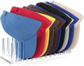 Kadolina Hat Organizer for Baseball Caps, Acrylic Hat Rack for 12 Baseball Caps, Hat Holder Display and Organizer for Closet, Tabletop, Dressing Table (Transparent)