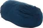 Christopher Knight Home Great Deal Furniture Haley 6 Ft Faux Suede Microfiber Bean Bag (Blue)