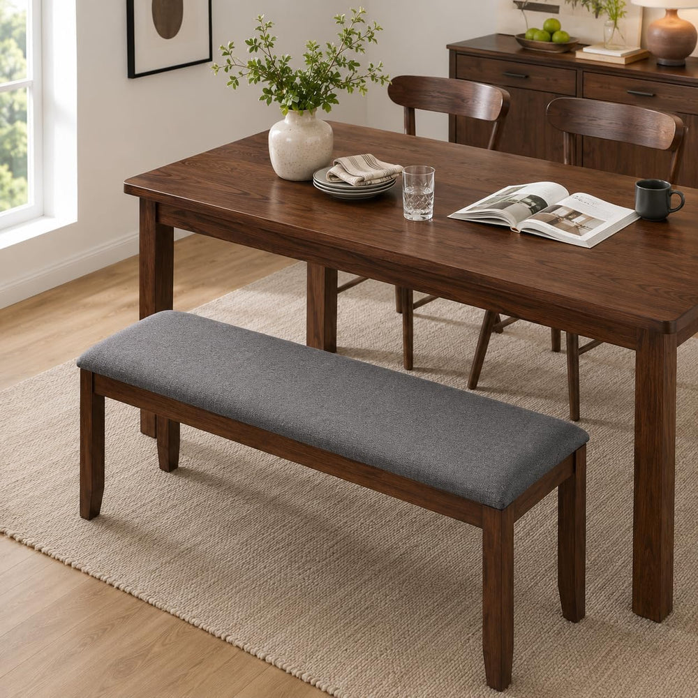 NAFORT Dining Bench Entryway Bench Upholstered Dining Bench
