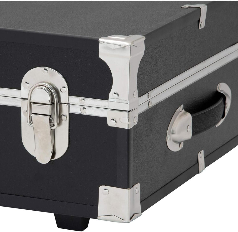 HomeStock Seaside Style Heavy Duty 31" Under Bed College Storage Trunk w...