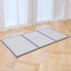 Zonli Japanese Tatami Mat, Foldable Floor Sleeping Pad Futon Mattress, Made from Natural Coconut Shell Fiber & Jute Fiber, Firm Traditional Floor Bed Full 54"x80"
