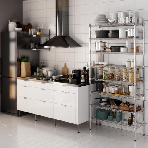 14" Deep x 36" Wide x 74" Height Wire Shelving Kit | 8-Tier | NSF Commercial Storage Rack Unit