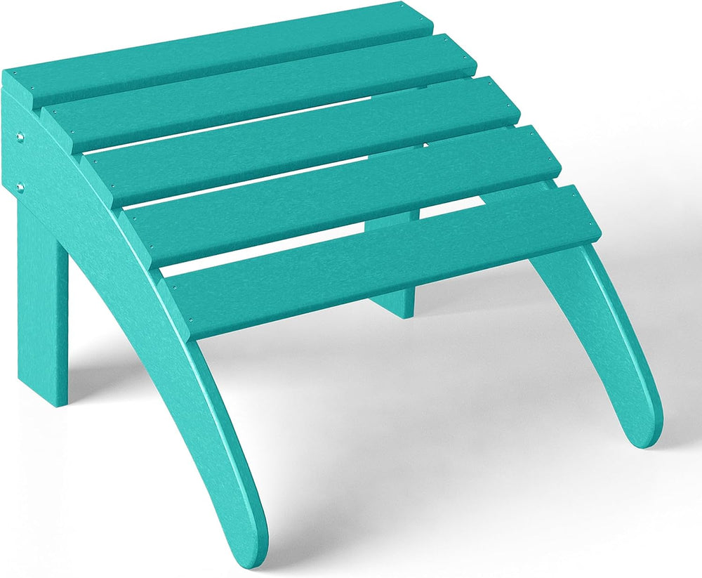 Costaelm Adirondack Chair Footrest Foldable Ottoman, Folding Ottoman Outdoor ...