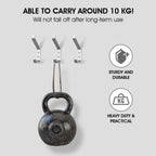 GlazieVault Coat Hooks – Door Hook (5 Pack) - Heavy Duty Wall Mounted - Premium Design Rust Free Hooks