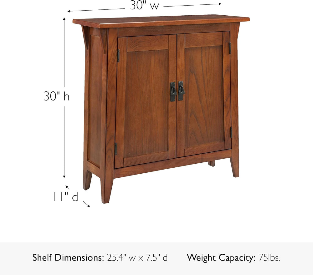 Leick Home Mission Console Cabinet, 30", Russet