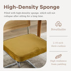 SoarFlash Kitchen Table and Chairs for 2, 24" Dining Table Set for 2 with Velvet Upholstered Chairs, 3 Piece Round Kitchen Table Set, Dining Room Table Set for Small Space, Apartment