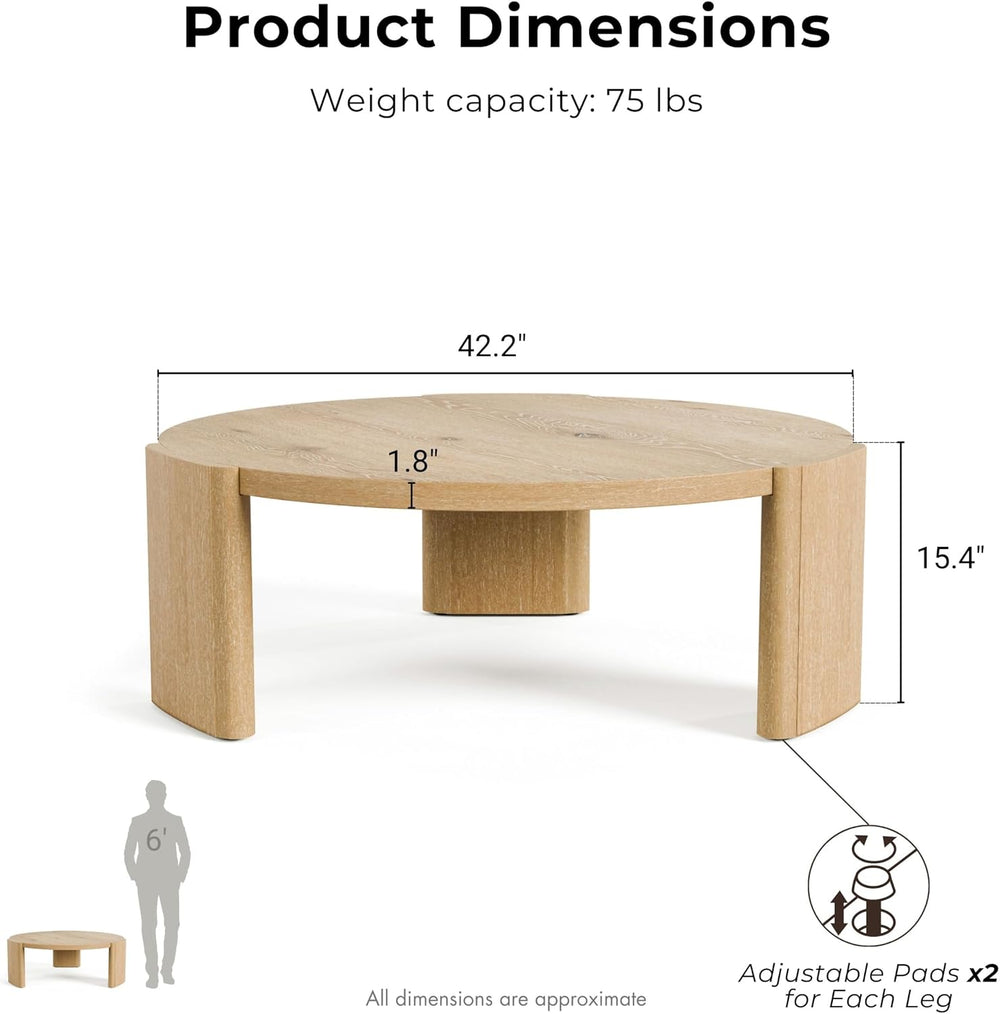 Furniture of America Carys Modern Solid Wood 2-Piece Coffee Table and End Tab...