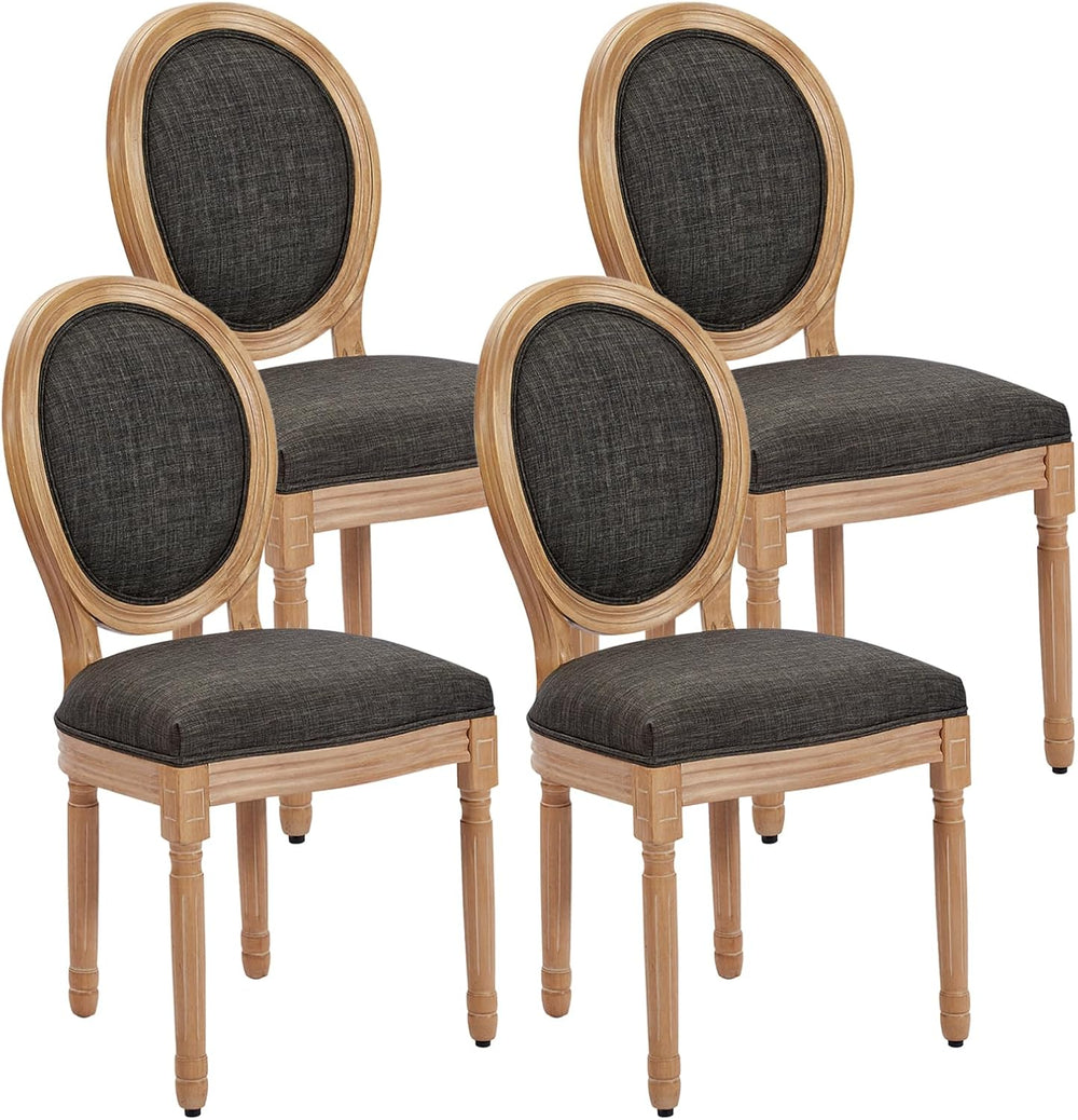 French Country Dining Chairs, Upholstered Dining Chairs Set of 4