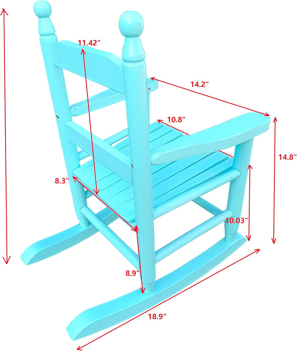 Rocking Light Light Blue Chair Indoor or Outdoor Suitable for