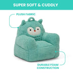 Delta Children Owl Cozee Buddy Chair, Teal