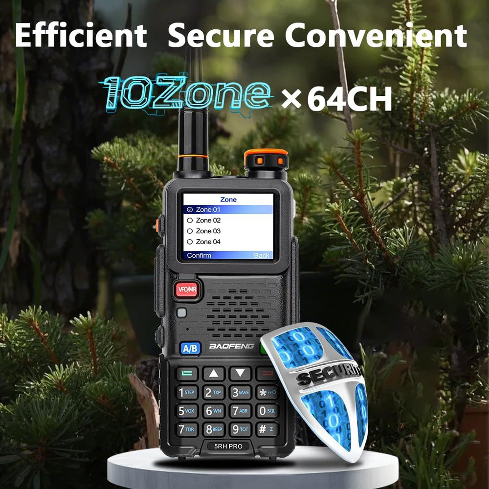 BAOFENG BF-5RH PRO GPS/APRS 10Ｗ Ham Handheld Radio, Multi-Band Long Range Two...