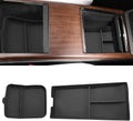Yumzeco Center Console Organizer Tray Mat Compatible with Tesla Model S Model X 2022 2023 2024 2025, Central Control Lower Storage Box Pad for Tesla X S Accessories 2022 2023 2024 2025(2 PCS)