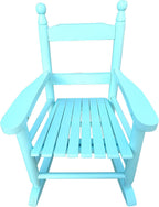 Kids Rocking Chair, Toddler Rocking Chair, Childrens Rocking Chair With Classic Rocker and Hardwood Construction, for Boys, Girls, Nursery, Indoor, Outdoor, Living Rooms, Bedrooms (Light Blue)