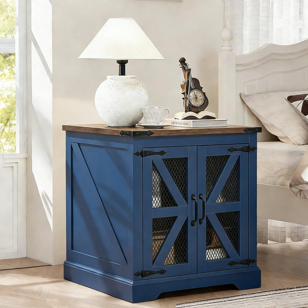 Farmhouse Coffee Table and End Table Sets of 3, 3 Piece Living Room Tables Se...