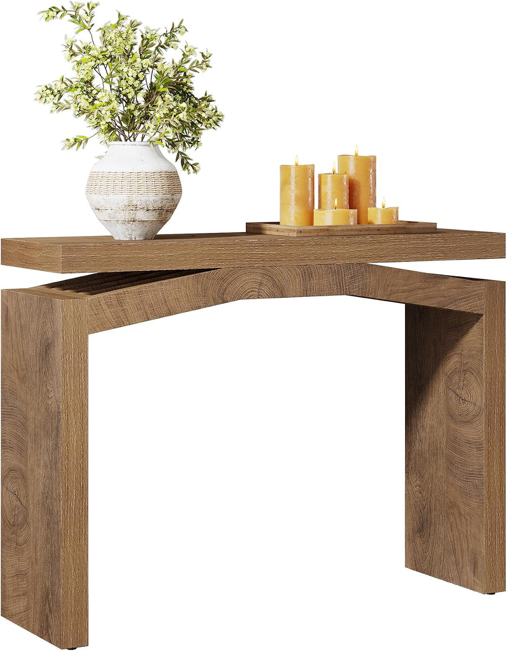 Tribesigns 40-Inch Console Table for Entryway, Farmhouse Wood Entry Table | S...