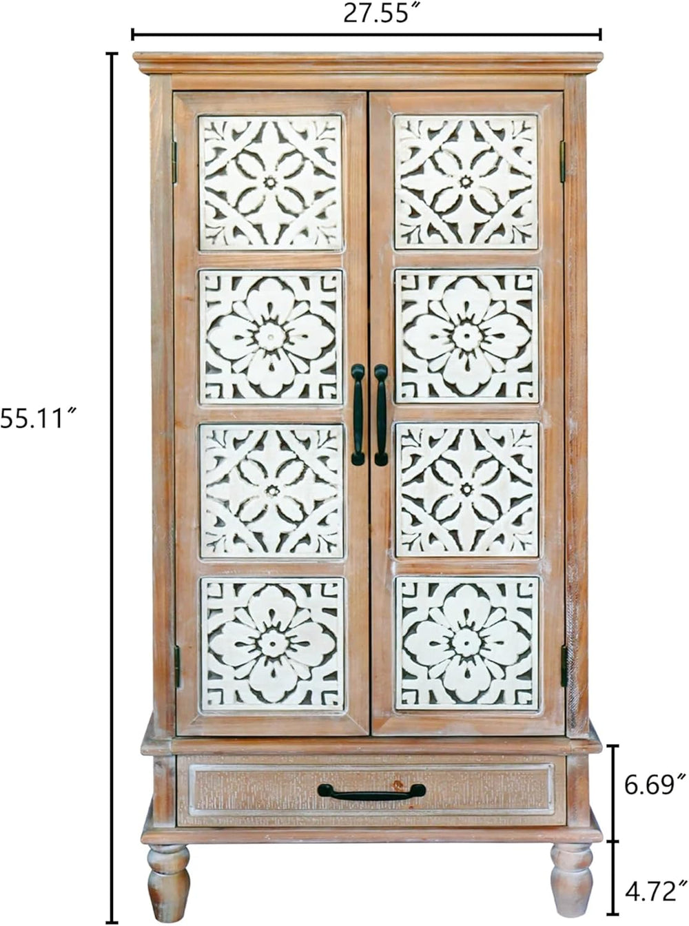 LKTART KTART 55'' Tall Kitchen Cabinet,Narrow Pantry Storage Cabinet ...