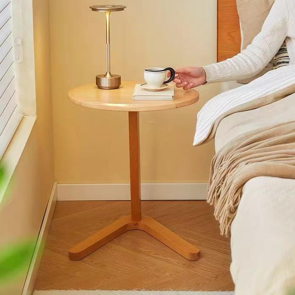 YUNMUARY-C-Shaped Side Table Round Side Tables for Couch Space-Saving Sofa Ta...