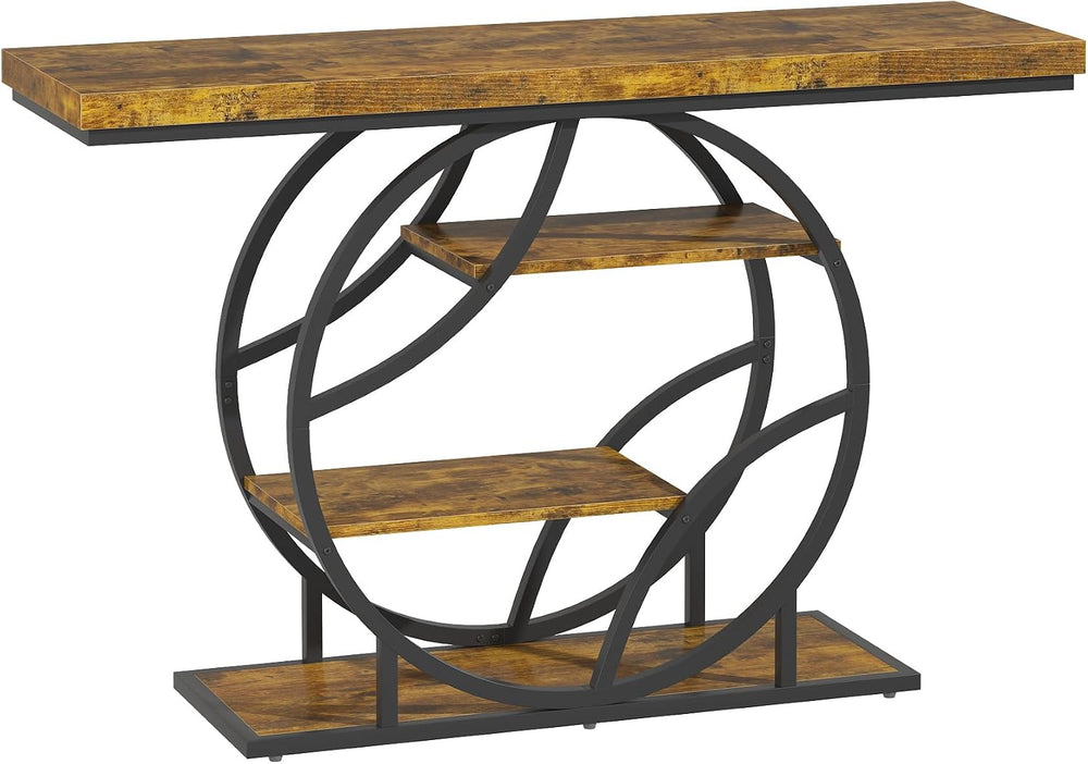 Entryway Table for Foyer,41.3 Inch Industrial Narrow Console Table,Accent Dec...