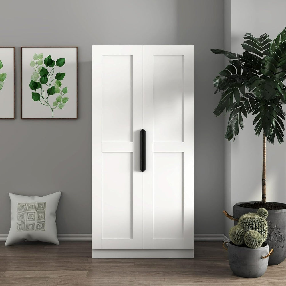 Kitchen Pantry Cabinet 62.99" Tall, Freestanding Storage Cupboard with S...