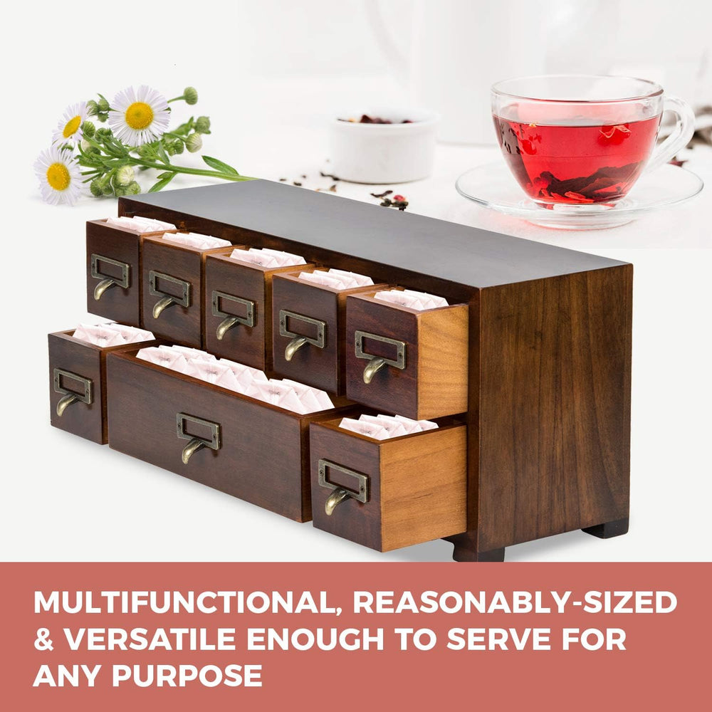 Label Holder Organizer Traditional Medicine Cabinet - Desktop Wide & Smal...