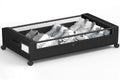 Under Bed Storage, Underbed Storage With Wheels, Under The Bed Storage for Clothes, Blankets, Shoes... (Black, 1 Pack)
