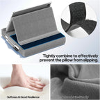 KDD Tablet Pillow Stand, Multi-Angle Viewing Ipad Holder for Lap, Bed and Desk, Foldable Soft Pad Dock with Stylus Mount Compatible with Ipad Pro 12.9, 10.5, 11, Air, Mini, Phones, Books, E-Reader